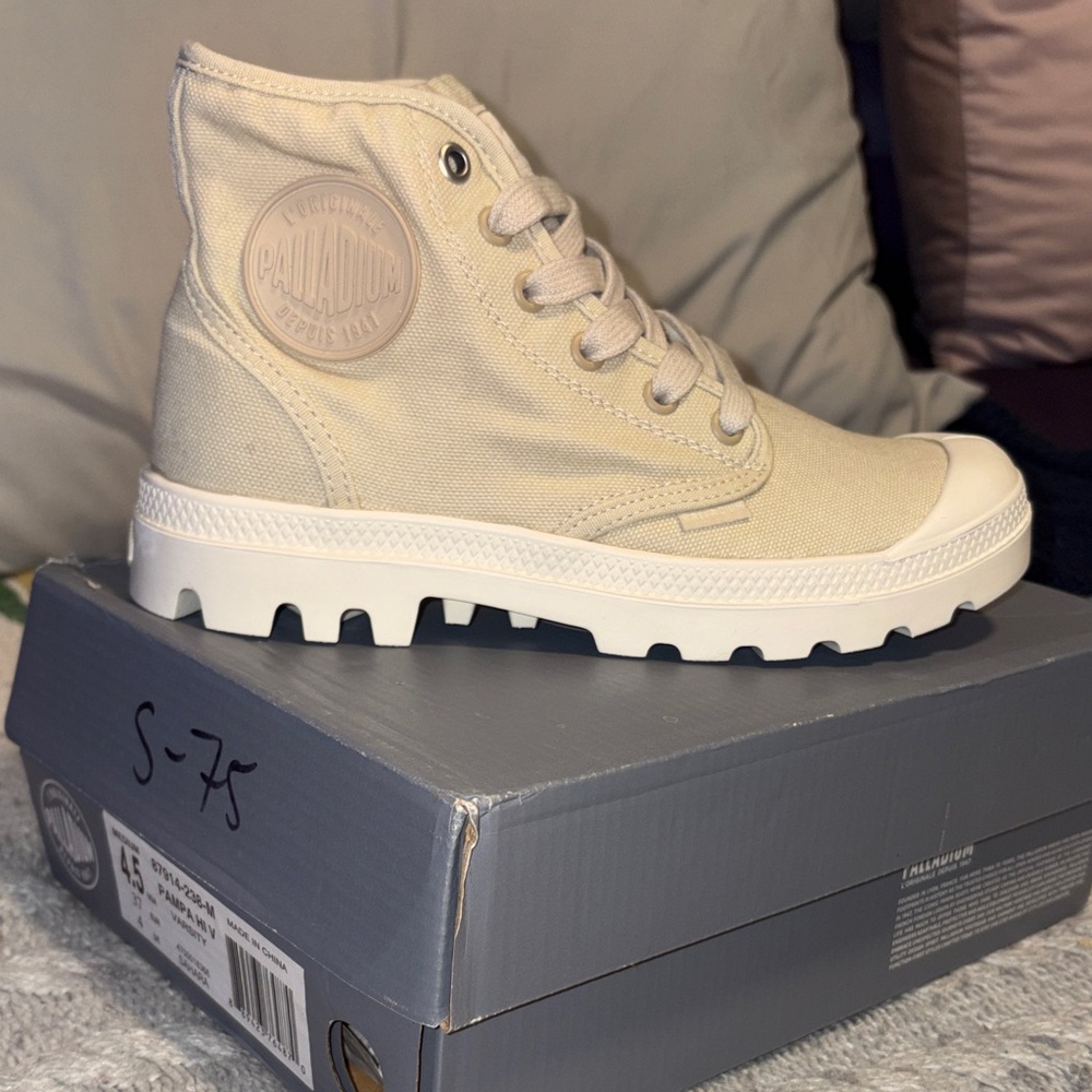 Palladium Kids High-Top Sneakers - Beige